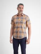 Lerros Overhemd met korte mouwen met geborduurd logo