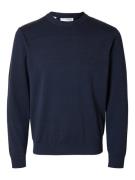 SELECTED HOMME Trui met ronde hals SLHZREG-KRIS KNIT LS CREW NECK D