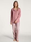 CALIDA Pyjama Lovely Night met knoopsluiting aan de hals (2-delig)