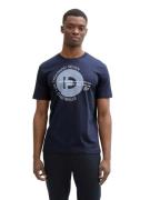 Tom Tailor Denim T-shirt met verschillende logoprints