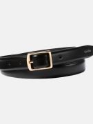 Calvin Klein Leren riem CLASSIC SQUARE BUCKLE BELT 20MM