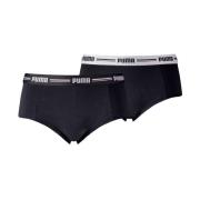 PUMA Hipster PUMA WOMEN MINI SHORT 2P smalle logo-elastische band (Set...