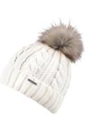 chillouts Muts met pompon Joan Hat Met fake-fur pom pom, kabelbrei