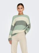 Only Gebreide trui ONLATIA L/S STRIPE PULLOVER KNT NOOS