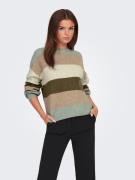 Only Gebreide trui ONLATIA L/S STRIPE PULLOVER KNT NOOS