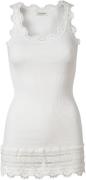 rosemunde Tanktop Benita Silk Top Camisole met vintage kant aan de hal...