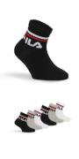 Fila Korte sokken JUNIOR UNISEX QUARTER PLAIN SOCKS met gebreid logo i...