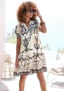Buffalo Blousejurk met alloverprint, zomerjurk, strandjurk, tuniek