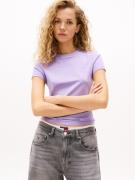 TOMMY JEANS Shirt met korte mouwen TJW SLIM LINEAR SS TEE EXT