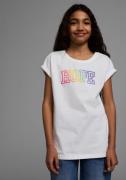 KIDSWORLD T-shirt Met print: HOPE Korte mouwen, comfortabele pasvorm, ...