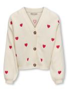 KIDS ONLY Vest KOGDANA LIFE LS HEART VNECK CARDIGAN KNT (1-delig)