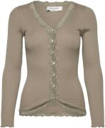 rosemunde Vest Babette Silk Cardigan prachtige vintage kantafwerking, ...