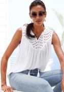 Lascana Top met broderie anglaise