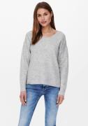Only Gebreide trui ONLCAMILLA V-NECK L/S PULLOVER KNT NOOS