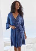 Lascana Kimono met mooie kanten inzetten