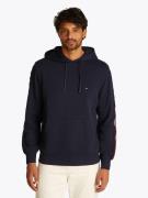 Tommy Hilfiger Hoodie GLOBAL STRIPE HOODY met strepen in tommy-kleur o...