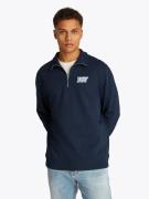 TOMMY JEANS Sweatshirt TJM REG BUBBLE QRTR ZIP FRNT/BCK