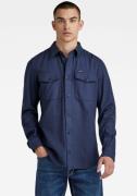 G-Star RAW Jeans overhemd Marine Slim met klepzakken