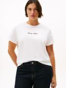 Tommy Hilfiger Curve Shirt met korte mouwen CRV CLASSIC SCRIPT REG SS ...