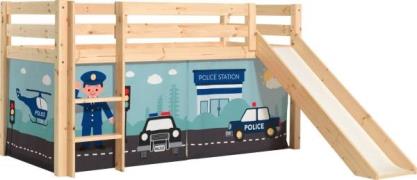 Vipack Speelbed Pino, massief dennenhout, met lattenbodem en textielse...