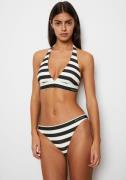Marc O'Polo Bikinibroekje Classic Stripes met kleine logo-opdruk