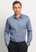 OLYMP Businessoverhemd No. Six super slim met fijne faux-unistructuur