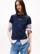 TOMMY JEANS Shirt met korte mouwen TJW SLIM ESS LOGO 1 TEE EXT