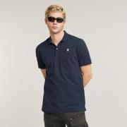 G-Star RAW Poloshirt Dunda slim fit Logo-embossing op de borst