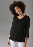 Aniston SELECTED Blouse zonder sluiting met rugsplit