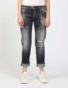GANG Boyfriendjeans 94NADIA 5-pocketsstijl met ritssluiting en knoop