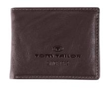 Tom Tailor Portemonnee LARY van leer in breedteformaat