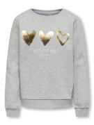 KIDS ONLY Sweatshirt KOGMARY LIFE L/S O-NECK BOX SWT