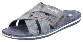 Rieker Slippers , zomerschoen, slippers, badschoen met gekruiste banda...