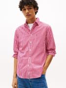 Tommy Hilfiger Overhemd met lange mouwen FLEX POPLIN GINGHAM SHIRT