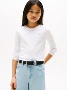 Tommy Hilfiger Shirt met lange mouwen POINTELLE TOP LS voor kinderen t...