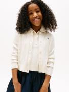 Tommy Hilfiger Vest POINTELLE CARDIGAN LS voor kinderen tot 16 jaar, m...