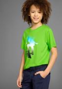 KIDSWORLD T-shirt Skating - Print Korte mouwen, basic pasvorm, bedrukt...