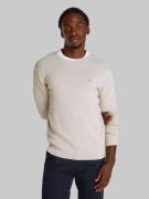 Calvin Klein Trui met ronde hals MICRO WAFFLE TEXTURE CN SWEATER