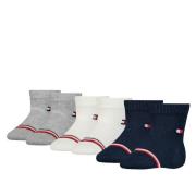 Tommy Hilfiger Sokken TH BABY SOCK 6P ECOM met iconische streepaccente...