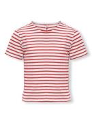 KIDS ONLY Shirt met korte mouwen KOGNELLA STRIPED S/S O-NECK TOP JRS