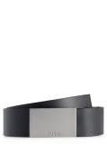 HUGO Leren riem Gand_Sz35 met boss embossing