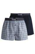 BOSS Geweven boxershort NOS Boxer EW 2P (Set van 2)