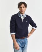 Gant Poloshirt met lange mouwen REG CHAMBRAY HEAVY RUGGER