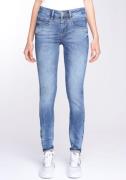 GANG Skinny fit jeans 94MORA met 3-knoopsluiting en pas voor