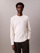Calvin Klein Shirt met lange mouwen LS WAFFLE BADGE CREWNK TEE