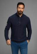 Man's World Schipperstrui Tot maat 5 XL met badge op de mouw