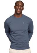 DELMAO Sweatshirt Langarm, regular fit, effen, basic-stijl