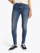 TOMMY JEANS Skinny fit jeans NORA MR SKNY AH1280 met wasbeurt, met log...