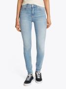 TOMMY JEANS Skinny fit jeans NORA MR SKNY AH1280 met wasbeurt, met log...