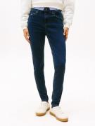 TOMMY JEANS Skinny fit jeans NORA MR SKNY AH1280 met wasbeurt, met log...